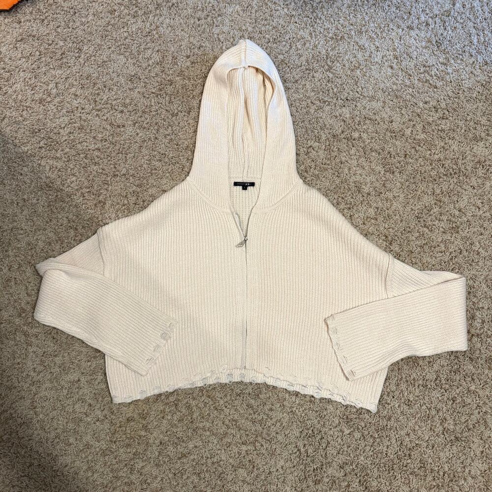 Knit zip up